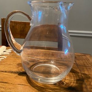 Glass pitcher